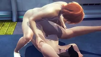 play Hentai fără cenzură - Mari este futută pe podeaua trenului, apoi se masturbează în timp ce își mănâncă păsărica - porno de joc manga anime asiatice japoneze
