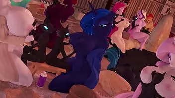 Reproducir Mlp 3d futanari princess en un día caliente y sexy en el spa por indigosfm