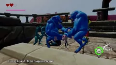 play Vrăjitoarea blondă Meridiana este fucută de monștri într-un joc porno