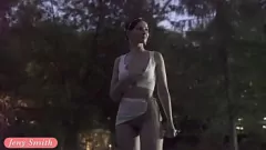Reproduzir Morena Jenny Smith Flashes raspou a buceta em público enquanto testava sua nova roupa sexy